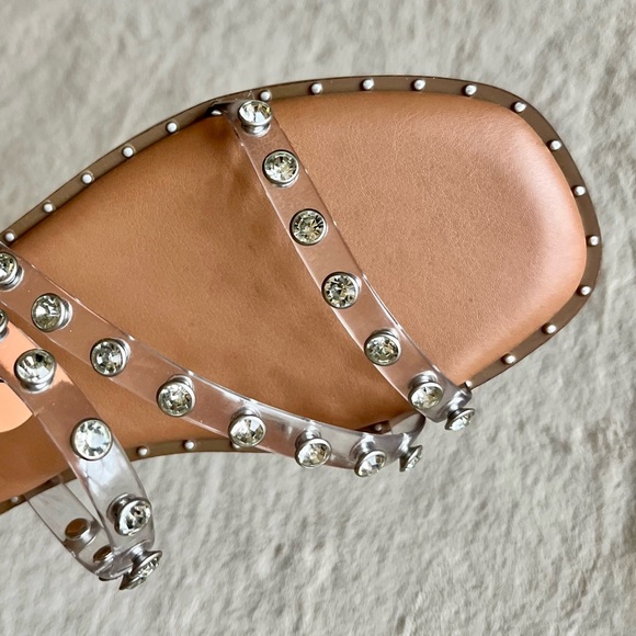 Steve Madden Zildam Rhinestone Studded Sandals - Picture 3 of 8